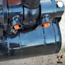 Mini-pelle BULL HT-18-X - Points de graissage sur flèche
