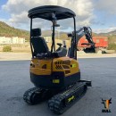 Mini-pelle BULL HT-18-X - Vue arrière