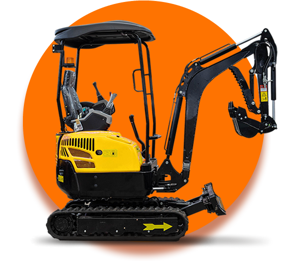 Mini-pelle 1t2 compacte travaux terrassement leger jardin BULL HT12-X Belgique